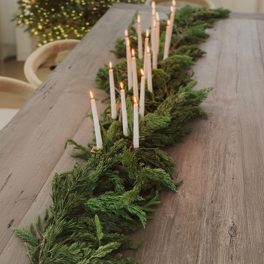 CedarSpruce™ Konstgjort Cederträ Julgirlang