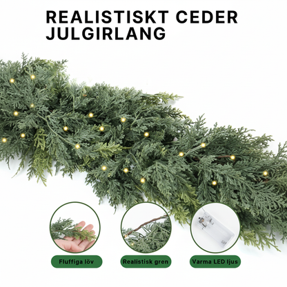 CedarSpruce™ Konstgjort Cederträ Julgirlang